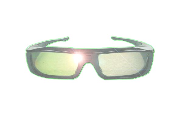 Projector and monitor 3D active shutter glasses