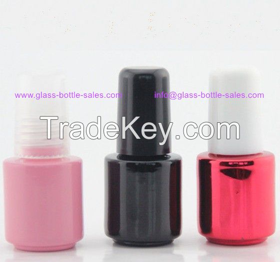 Lotion Glass Bottle and Glass Cosmetic Jar and glass nail polish bottle