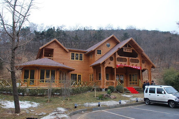 Engineered Log House
