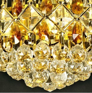 New Crystal Chandelier Lamp with shade of bouquet, Bedroom Lamp, Restaur