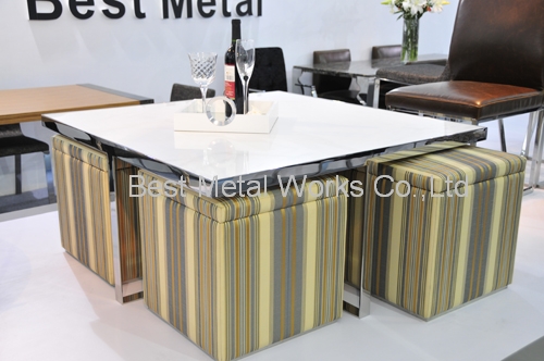 Modern Marble Top Coffee Table from Shanghai Manufacturer