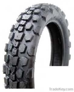 Motorcycle tyre and tube