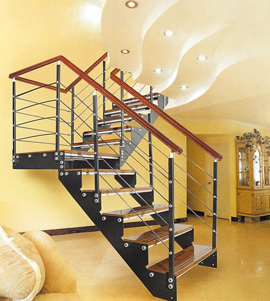 beautiful luxury stairway