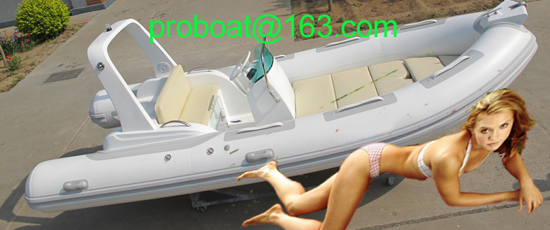 RIB-520-1 17ft inflatable boat FRP GRP fiberglass boat