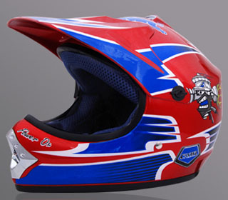 Best Sellers ST-801A JUNIOR MOTOCROSS HELMET with decal( graphic)
