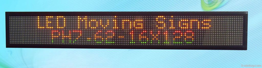 LED message scrolling sign display