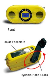 Solar Torch with Radio and Mobilephone Charger
