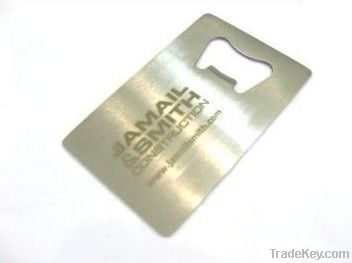 stainless steel Credit card bottle opener