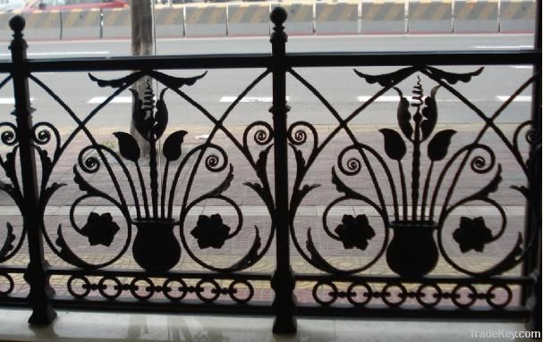 worught iron fence R9001