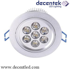 LED Down Light, 7W, Dimmable