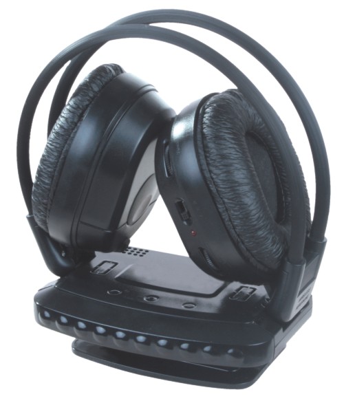 QQ2008 TV wireless headphone with fm radio for MP3 PC TV CD/Wireless