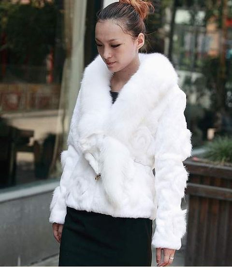 Rabbit Fur Overcoat