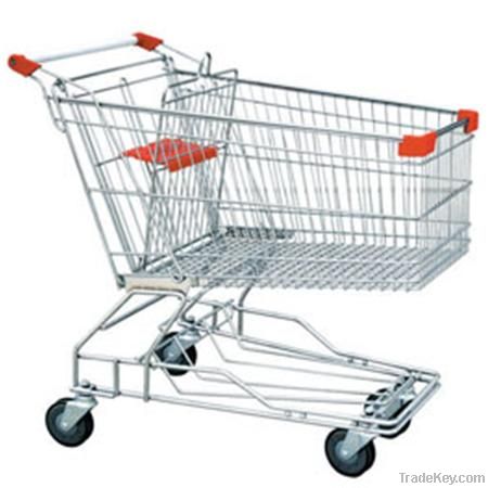 shopping cart, supermarket trolley, supermarket cart