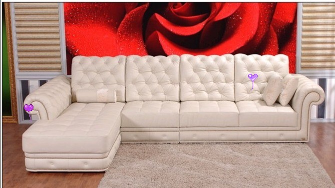 new style modern leather sofa