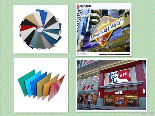 aluminum composite panel for signboard/advertising material/acp panel