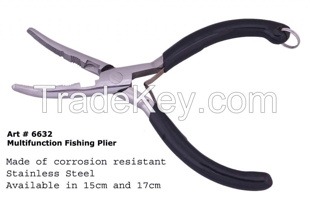 Fishing Pliers, Fishing Tools, Stainless Steel from Sialkot, Pakistan