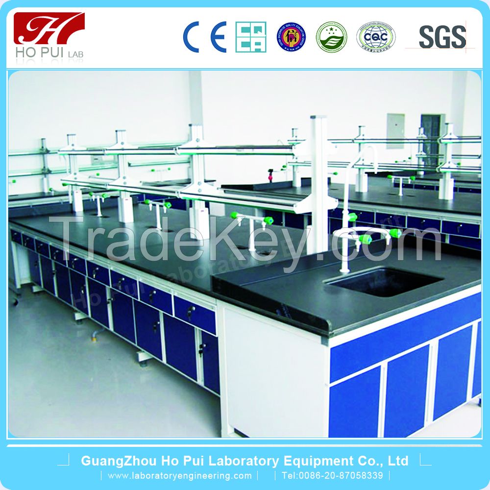 chemical laboratory  wall bench 