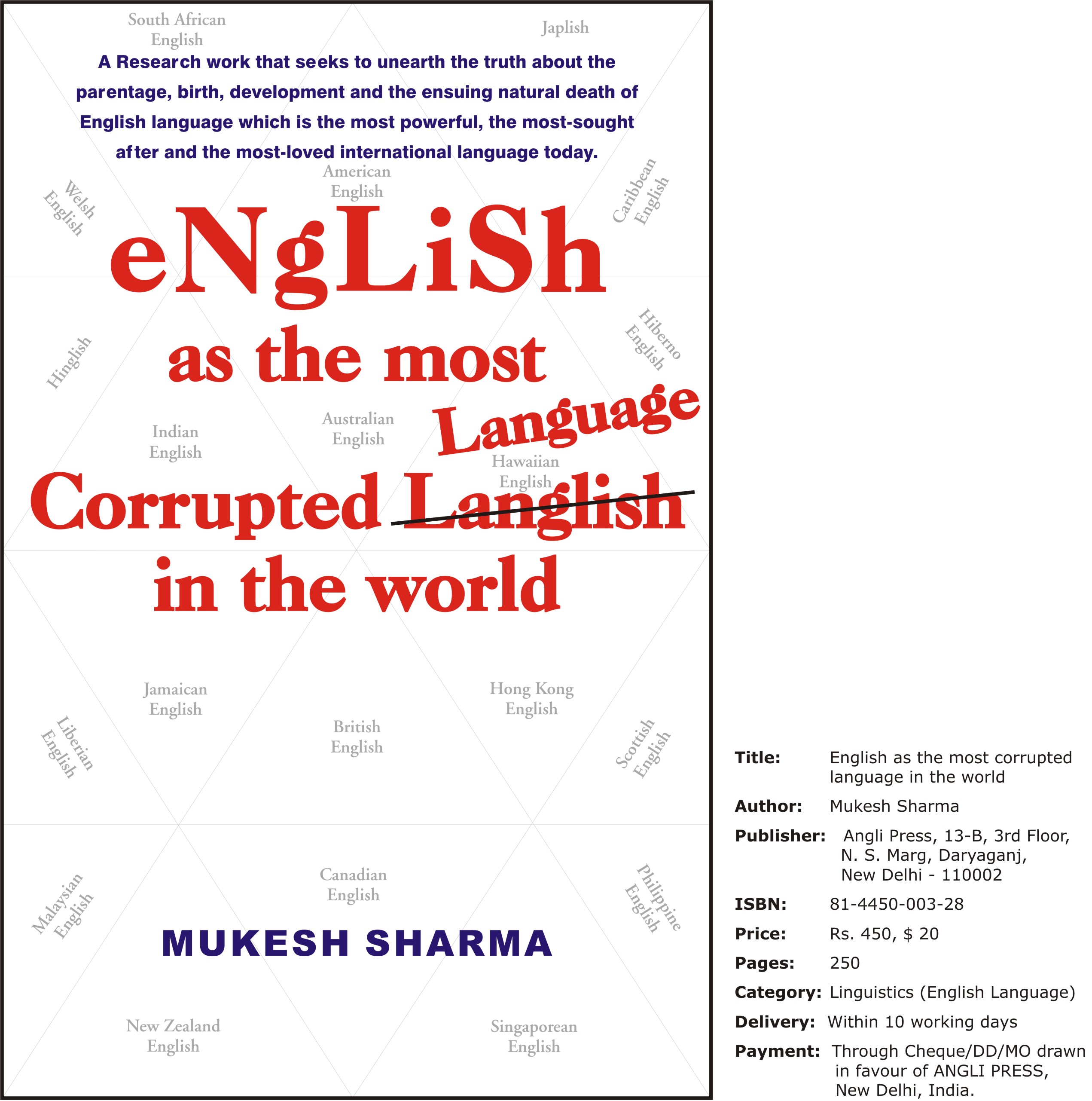 English as the most corrupted language