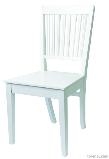 Birch white painted chair