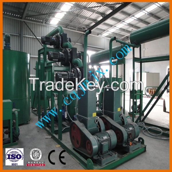 Black Waste Engine Oil Recycling and Regeneration to Yellow Base Oil Lube Oil Machine