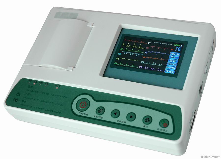 6 channel EKG Machine