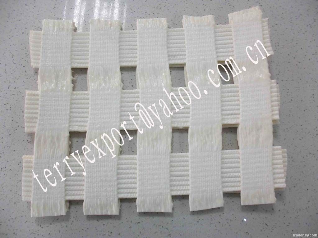 road reinforcement polyester geogrid 800-800kN/m