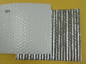 fire-retardant single-sided aluminum foil one-layer bubble insulation