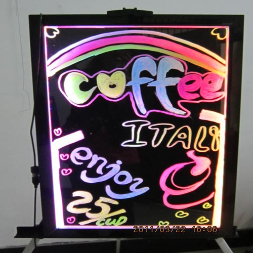 sparkleed led writing board for advertising