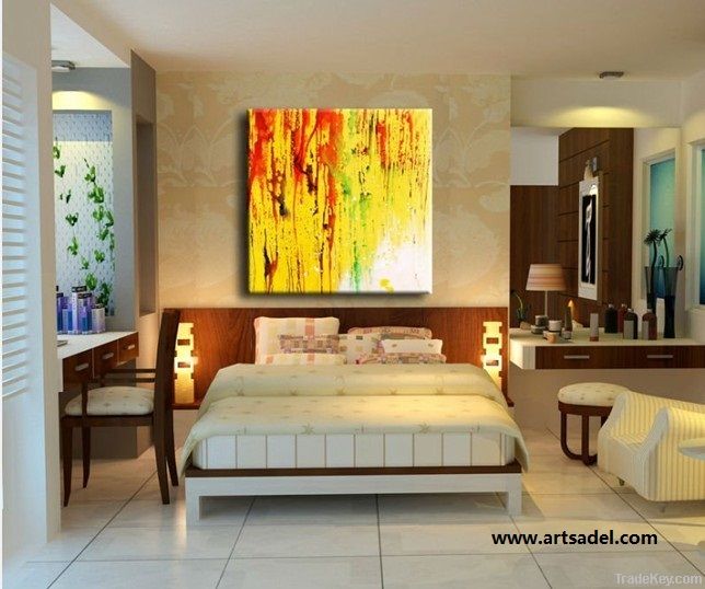 hot selling 100% handmade abstract oil painting on canvas