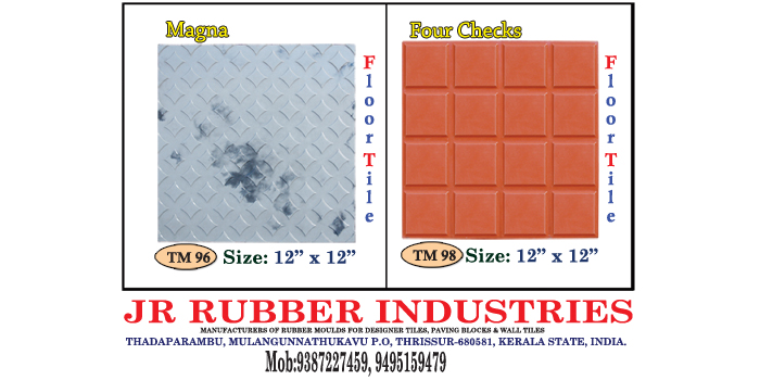 FLOOR TILE Rubber Moulds