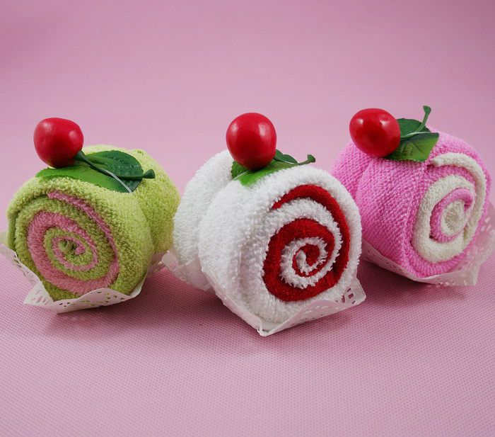 Fashion cake towel for party gift