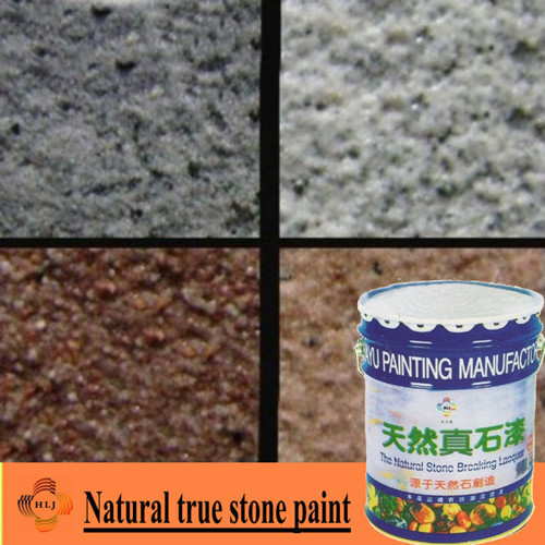 Natural true stone paint