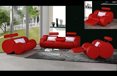 modern leather sofa E309