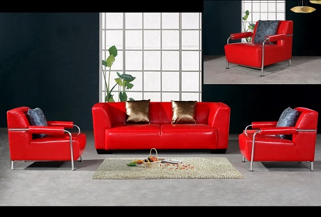 modern leather sofa H618