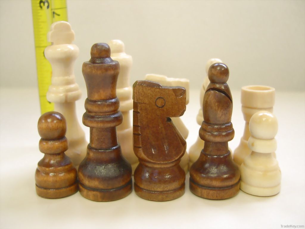 wood chess pieces/chess set