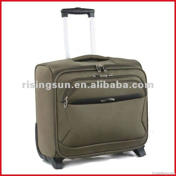 polyester trolley laptop bag and rolling computer bag