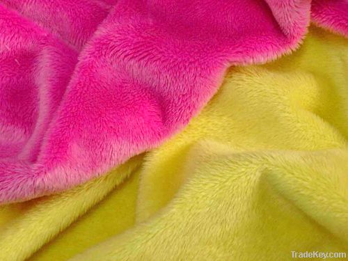 100%polyester cotton velour fleece fabric/velveteen