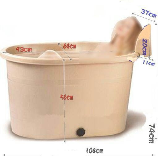 Small Soaking Portable Bathtub Adult