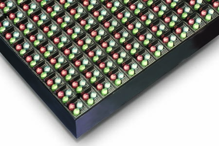 Outdoor LED display module