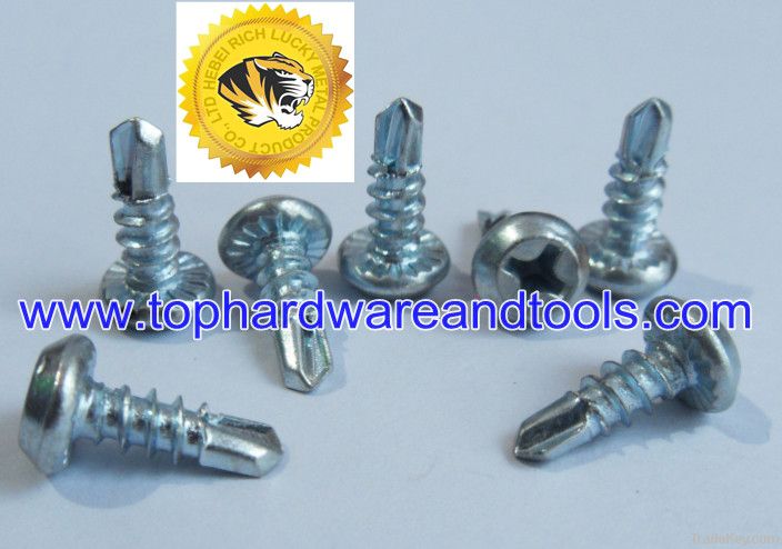 flat framing head self-drilling screw