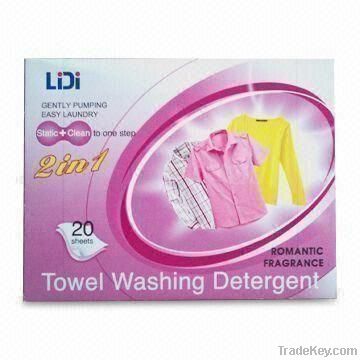 washing detergent sheet