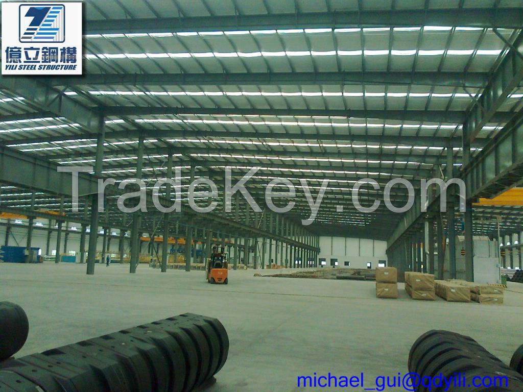 Commercial  heave steel structures with Large span