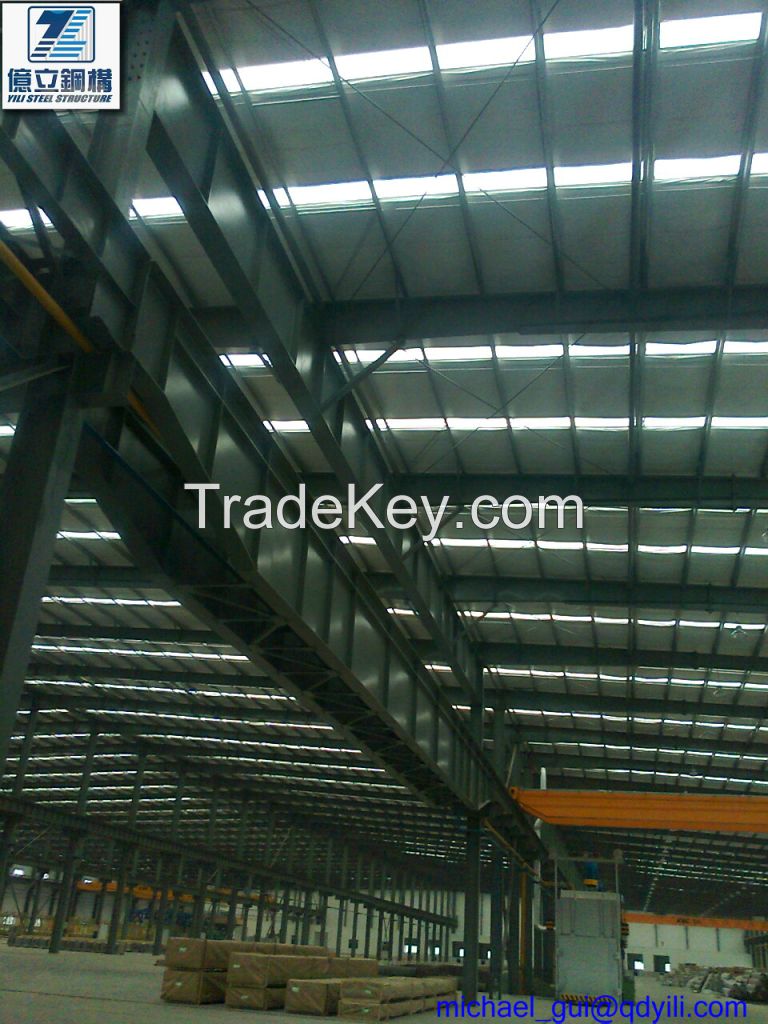 Commercial  heave steel structures with Large span