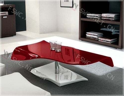 2011 Modern Curved Coffee Table WC-CJ153