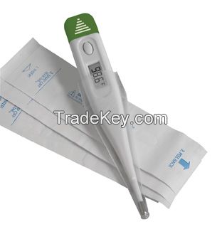 Disposable digital clinical thermometer sheath
