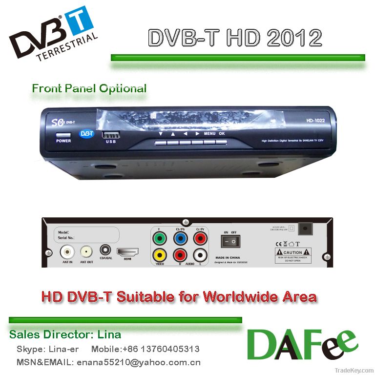 HD DVB-T PVR USB Recorder 1080i Dolby