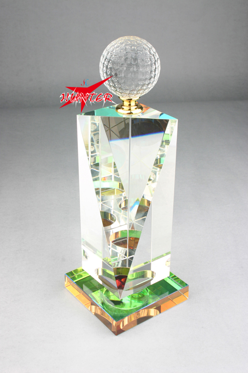 Engraved Crystal Trophy & Award, Great Crystal Trophy Souvenir