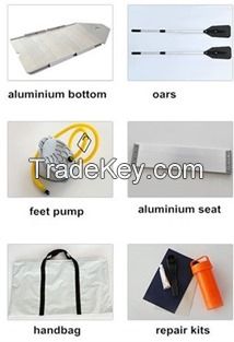 2.7m aluminum floor inflatable boat