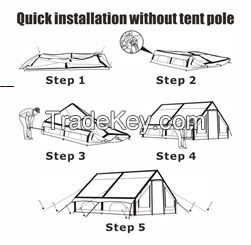 17m2 Outdoor Inflatable Camping Tent