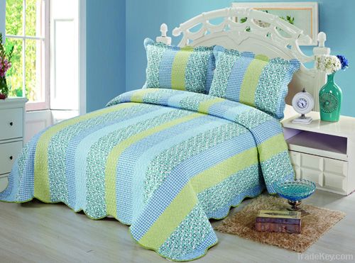 patchwork microfiber bedding set